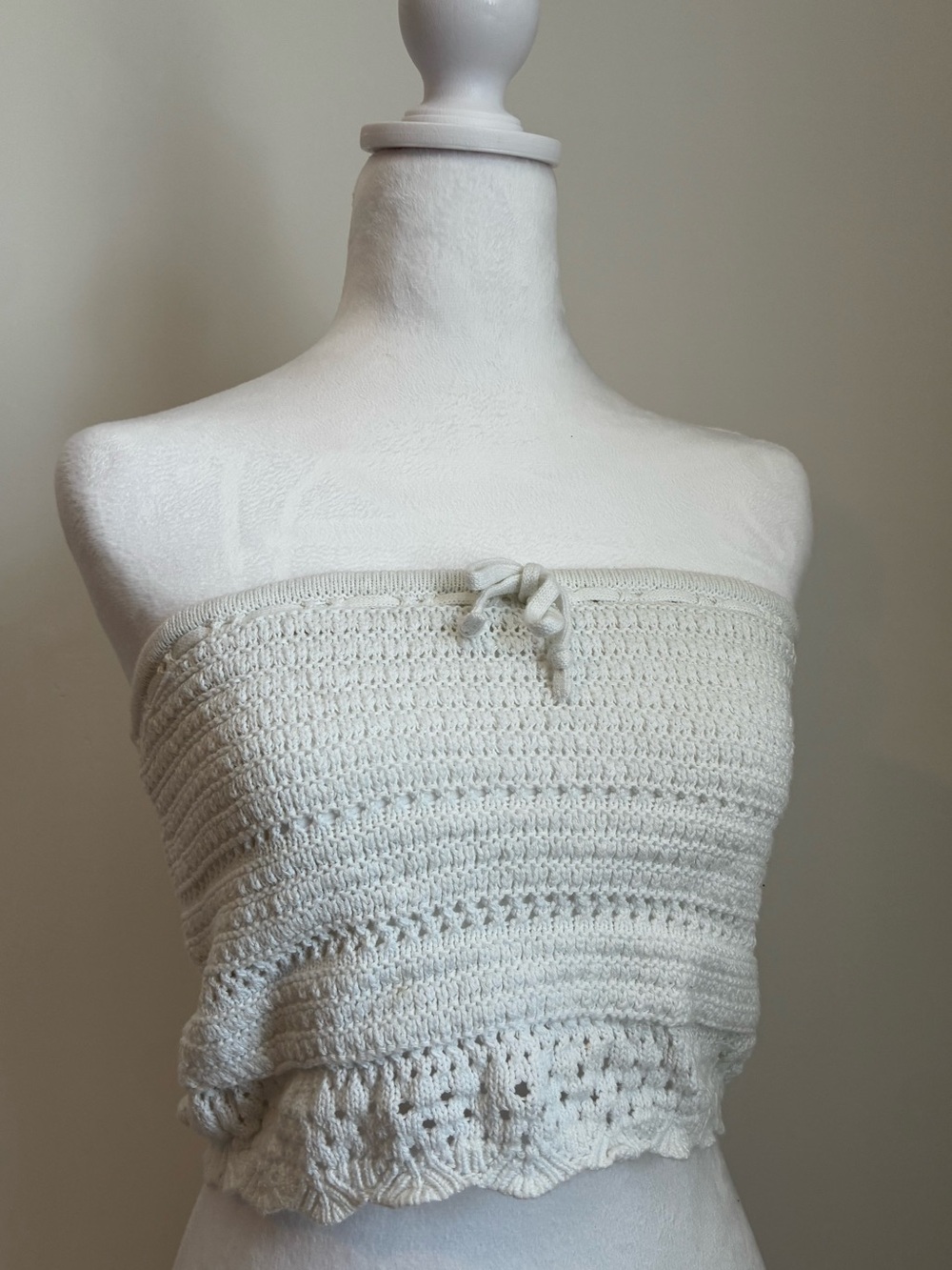 Hollister crochet tube top